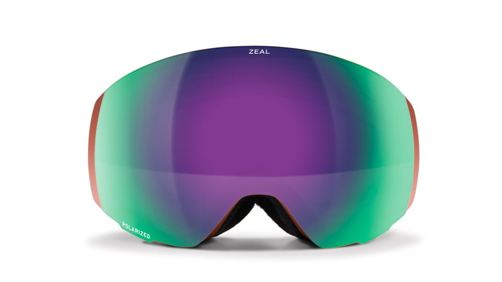 Zeal Optics Portal Goggles, Polarized Jade w/ Sky Blue Mirror Lens, Sandstone Frame, Medium, 11916