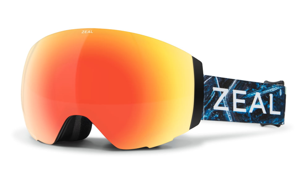 Zeal Optics Portal Goggles, Polarized Phoenix Mirror/Sky Blue Mirror Lens, Arctic Frame, Medium, 11919
