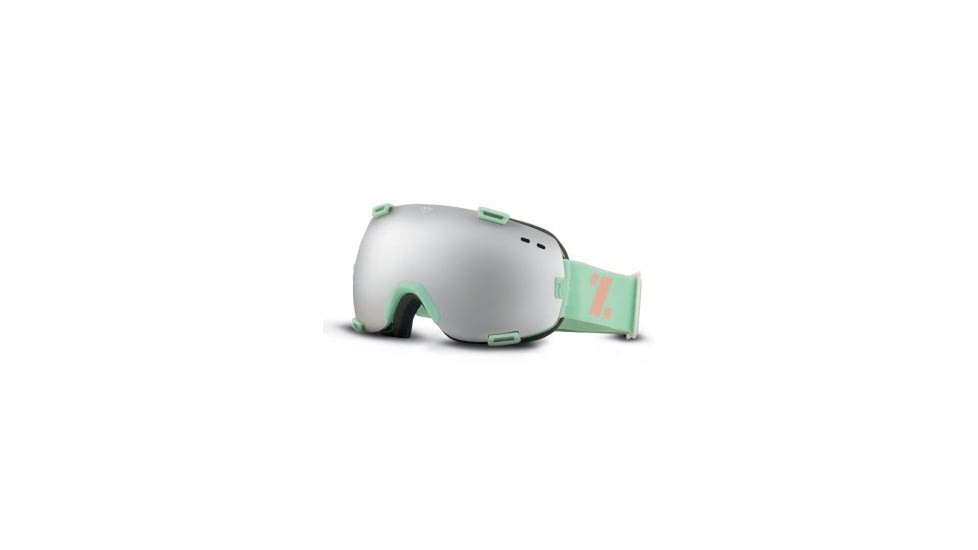 Zeal Optics Voyager Goggles, Green Tea, Metal Mirror Lens 10475