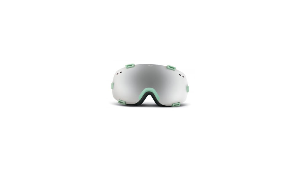 Zeal Optics Voyager Goggles, Green Tea, Metal Mirror Lens 10475