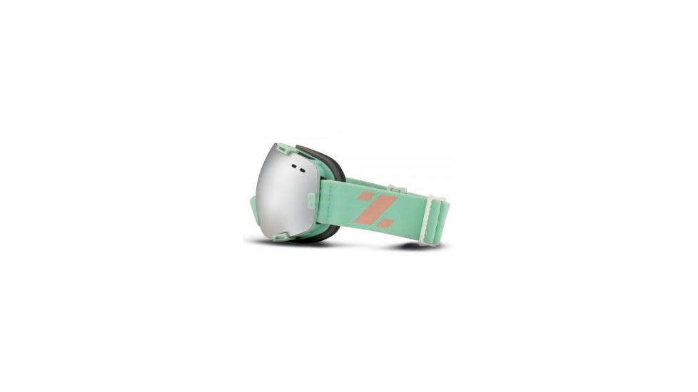 Zeal Optics Voyager Goggles, Green Tea, Metal Mirror Lens 10475