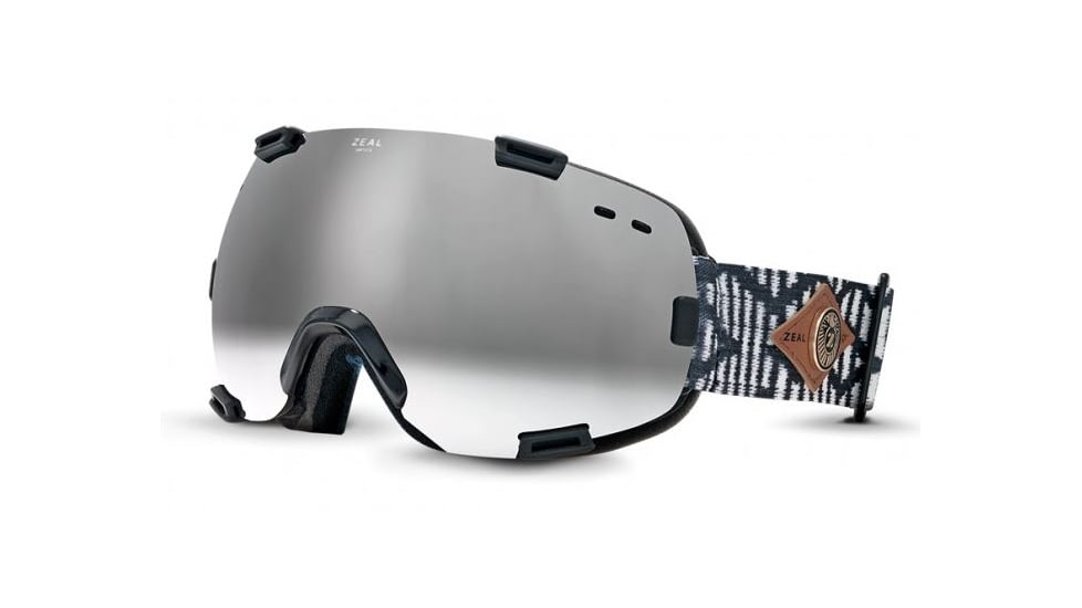 Zeal Optics Voyager Goggles-Quetico Blue Ox-Phoenix Mirror - Sky Blue Mirror zop0055-Quetico Blue Ox-Phoenix Mirror - Sky Blue Mirror