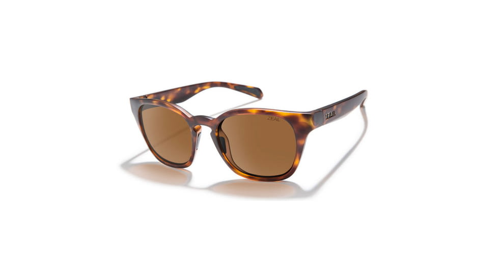 Zeal Optics Windsor Polarized Sunglasses, Matte Tortoise 11478