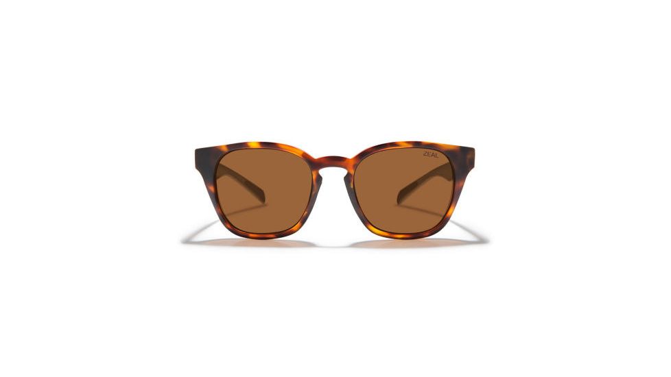 Zeal Optics Windsor Polarized Sunglasses, Matte Tortoise 11478