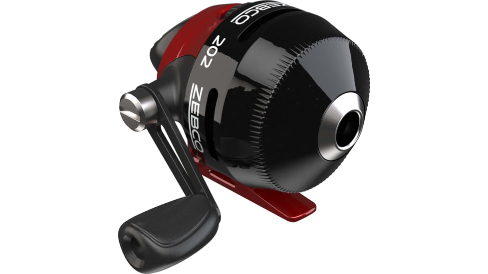 Zebco 202 Spincast Combo, TELE Size, 66 in, Black/Red, 202565TEL.FB4