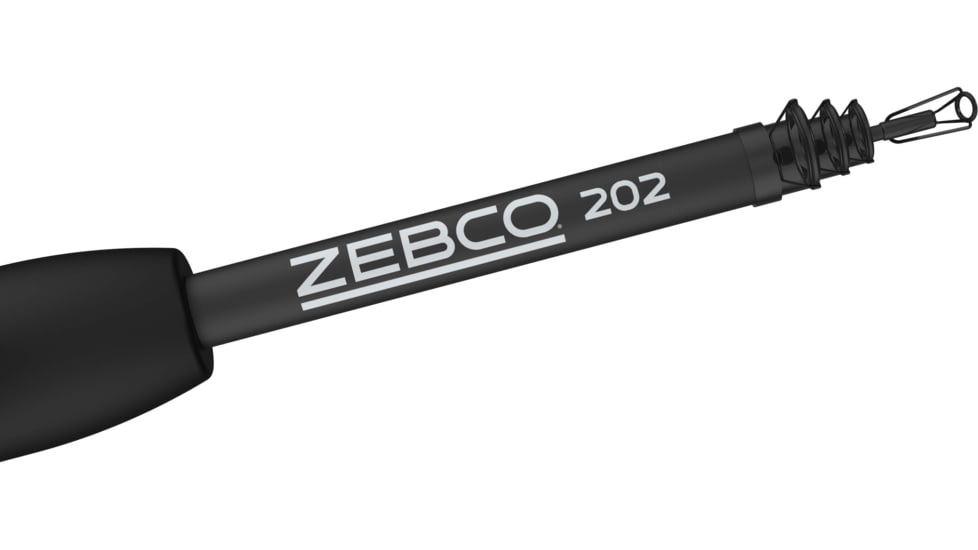 Zebco 202 Spincast Combo, TELE Size, 66 in, Black/Red, 202565TEL.FB4