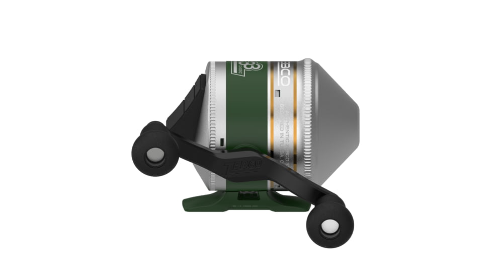 Zebco 33 Classic Spincast Reel and Rod Combo, 5ft 6in 2-PC Rod, Med-Light, Mod-Fast, SZ 30 Reel, 3.6-1 Ratio, Reversible Retrieve, Silver/Green, 33CL562ML.NS6