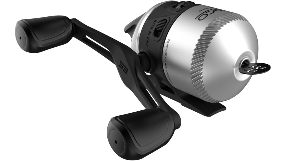 Zebco 33 Cork Micro Spincast Reel and Rod Combo, 5ft 2-PC Graphite Rod w/ Cork Handle, SZ 10 Reel, QuickSet Anti-Reverse Reel w/ Bite Alert, Silver/Black, 33MCC502ULA.NS4