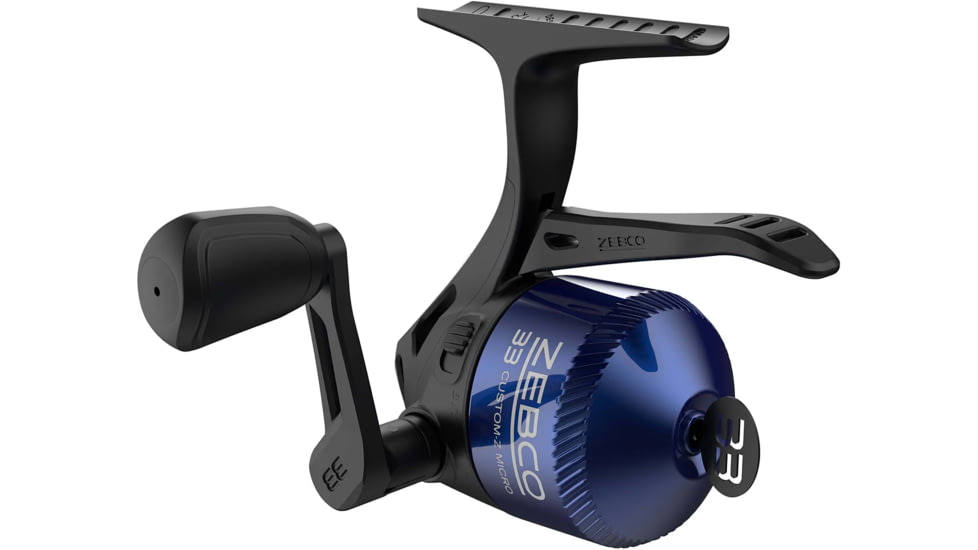 Zebco 33 Micro Customz 2 Piece Ml Triggerspin Combo 4lb, Blue, 5ft, 0014-3949-BLUE