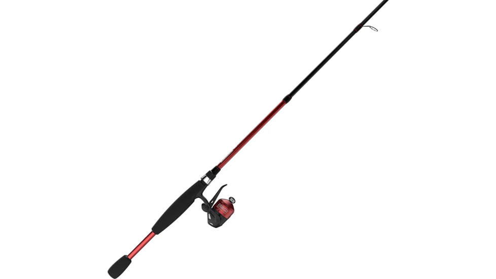 Zebco 33 Micro Trigger Custom Z Spincast Reel and Rod Combo, 5ft, 2-PC Fiberglass Rod, Ultra-Lt, Mod-Fast, SZ 10 Reel, 4.3-1 Ratio, 4lb Line, Red/Blue Assort, 33MTCZ502ULA.NS4