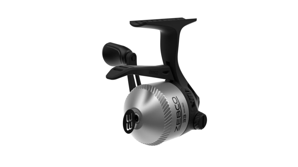 Zebco 33 Micro Triggerspin Spincast Reel and Telescopic Rod Combo, Extendable 19in to 5ft Telescopic Pole, QuickSet Anti-Reverse Reel w/ Bite Alert, Silver/Black, 33MTN505ULTEL.FB4