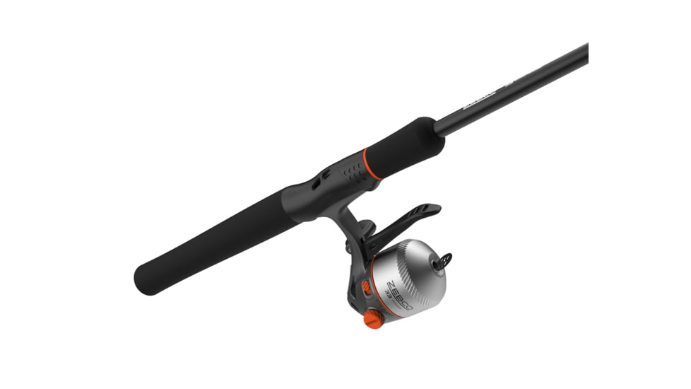 Zebco 33 Micro Trigger Spincast Reel and Rod Combo, 6ft 6in 2-PC Telescopic Rod, Ultra-Lt, Mod, SZ 10 Reel, 4.3-1 Ratio, 23-PC Mr. Crappie Tackle Kit, Silver, 33MTMC662UL.FB4