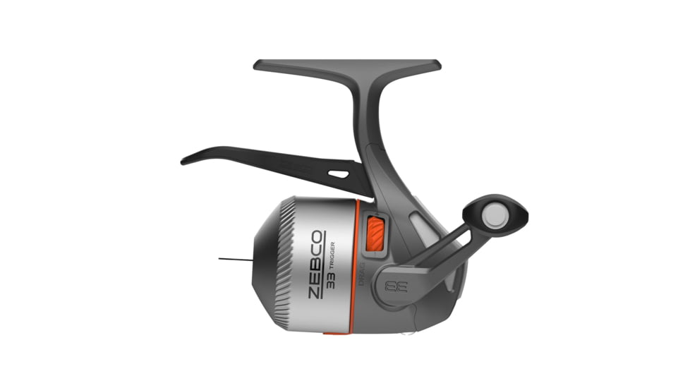 Zebco 33 Micro Trigger Spincast Reel and Rod Combo, 6ft 6in 2-PC Telescopic Rod, Ultra-Lt, Mod, SZ 10 Reel, 4.3-1 Ratio, 23-PC Mr. Crappie Tackle Kit, Silver, 33MTMC662UL.FB4