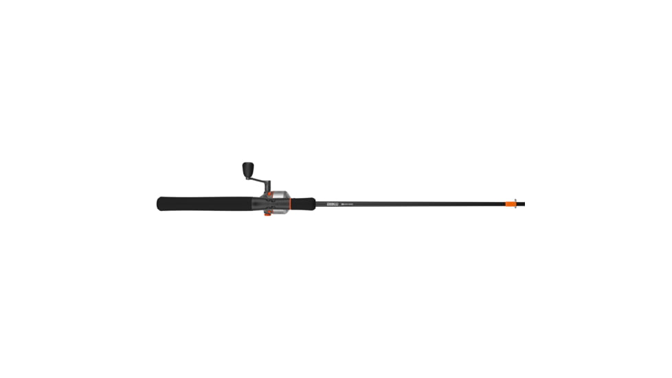 Zebco 33 Micro Adventure Trigger Spincast Reel and Rod Combo, 36in Telescopic Rod, Ultra-Light, Moderate, Solid Fiberglass Tip, Micro 33 Reel, Silver/Green, 33MTN3ULTEL.FB4