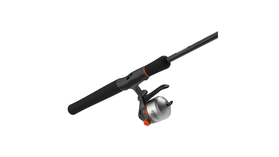 Zebco 33 Micro Adventure Trigger Spincast Reel and Rod Combo, 36in Telescopic Rod, Ultra-Light, Moderate, Solid Fiberglass Tip, Micro 33 Reel, Silver/Green, 33MTN3ULTEL.FB4