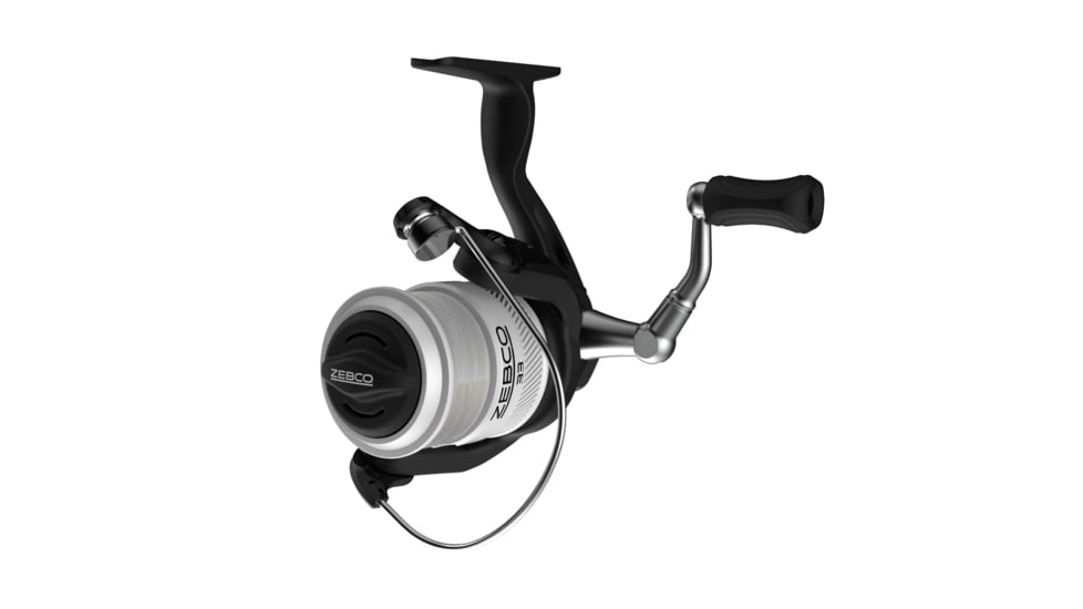 Zebco 33 Spinning Reel and Telescopic Rod Combo, Extendable 20in to 6ft Fiberglass Pole, EVA Rod Handle, SZ 20 Reel, Aluminum Spool, QuickSet Anti-Reverse, Silver/Black, 33SP605MTELA.FB4