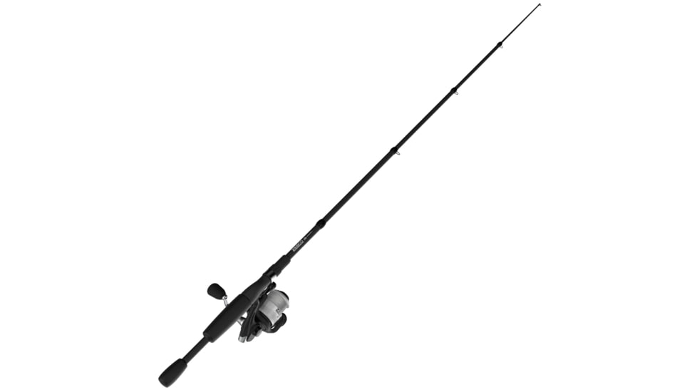 Zebco 33 Spinning Reel and Telescopic Rod Combo, Extendable 20in to 6ft Fiberglass Pole, EVA Rod Handle, SZ 20 Reel, Aluminum Spool, QuickSet Anti-Reverse, Silver/Black, 33SP605MTELA.FB4