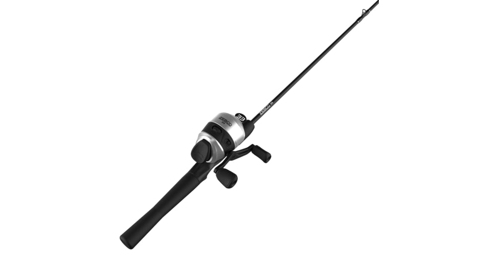 Zebco 33 Spincast Reel and Rod Combo, 5ft 6in 2-PC Fiberglass Rod, QuickSet Anti-Reverse Reel w/ Bite Alert, Including BONUS Reel, Silver, 3333N.BP4