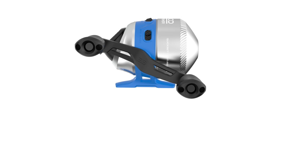 Zebco 33 Salt Fisher Spincast Reel and Rod Combo, 6ft 6in 2-PC Telescopic Rod, Medium-Heavy, SZ 30 Reel, 3.6-1 Ratio, 4-PC Strike King Tackle Kit, Blue, 33SWSK662MH.FB4