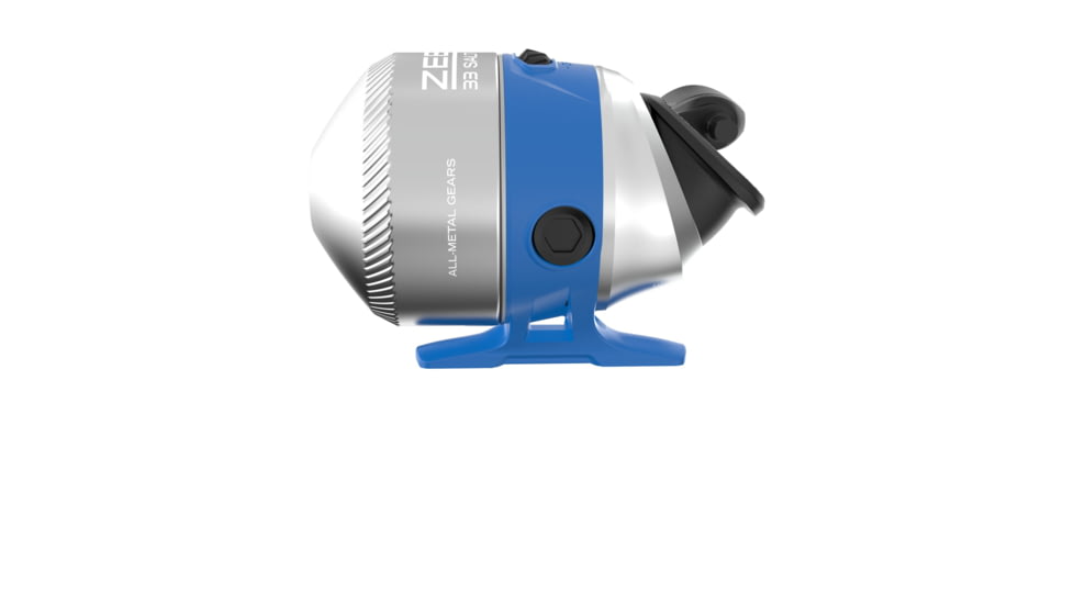 Zebco 33 Salt Fisher Spincast Reel and Rod Combo, 6ft 6in 2-PC Telescopic Rod, Medium-Heavy, SZ 30 Reel, 3.6-1 Ratio, 4-PC Strike King Tackle Kit, Blue, 33SWSK662MH.FB4