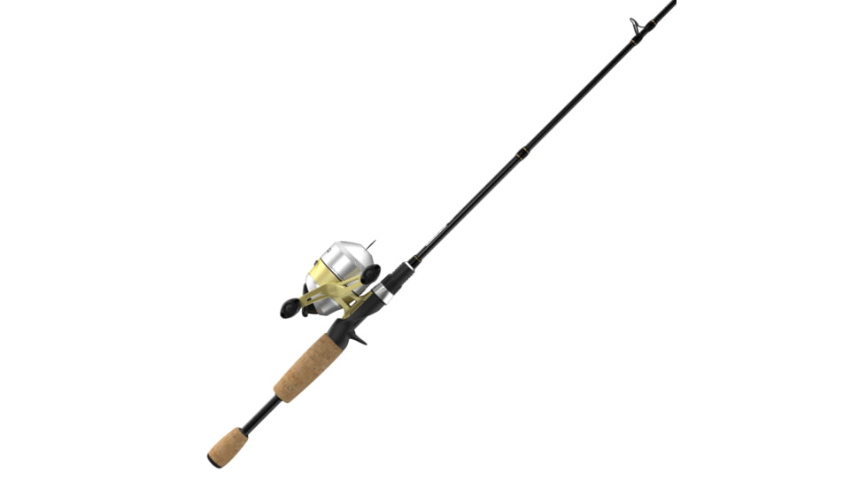 Zebco 33 Gold Spincast Reel and Rod Combo, 6ft 2-PC Rod, SZ 30 Reel, 10lb Line, 33G602MA.NS4
