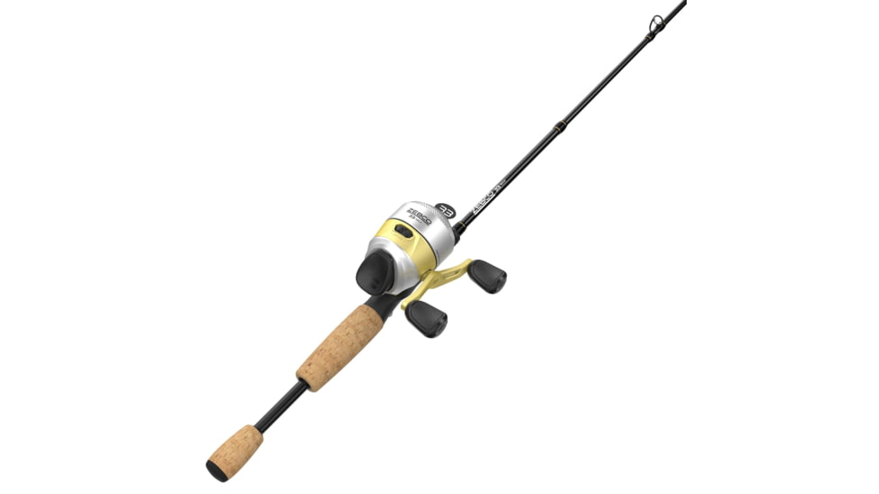 Zebco 33 Gold Spincast Reel and Rod Combo, 6ft 2-PC Rod, SZ 30 Reel, 10lb Line, 33G602MA.NS4
