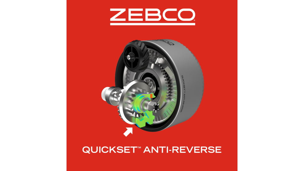 Zebco 33 MAX Spincast Reel, Smooth and ful 2-6-1 Ratio and QuickSet Anti-Reverse Clutch w/ Bite Alert, Lightweight Graphite Frame and a Dial-Adjustable Drag, Silver/Black, 33MXN.BX6