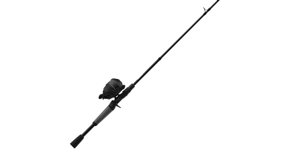 Zebco 33 Black Spincast Reel and Rod Combo, 6ft 2-PC Graphite Rod w/ ComfortGrip Handle, QuickSet Anti-Reverse Reel w/ MicroFine Drag, Black, 33BL602MA.NS4
