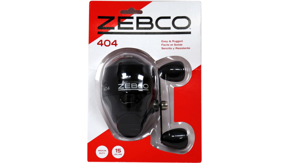 Zebco Spincasting Reel, 2.8:1, 4+1, Right, 404MBK.CP3