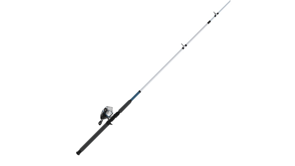Zebco 606 Salt Fisher Spincast Reel and Rod Combo, 7ft 2-PC Telescopic Rod, Med-Heavy, Mod-Fast, SZ 60 Reel, 19-PC Eagle Claw Tackle Kit, RH Retrieve, Blue, 606SWEC702MH.FB4