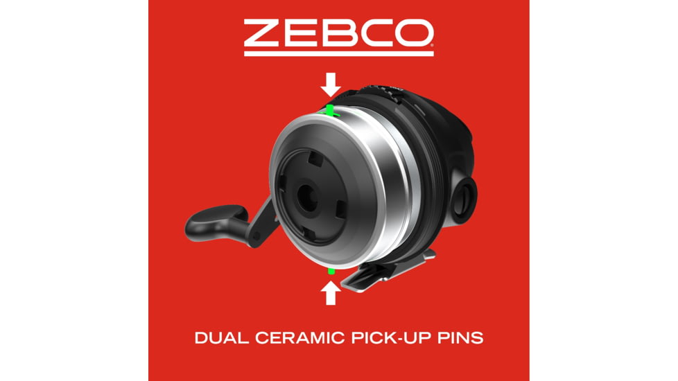 Zebco 808 Saltfisher Spincast Reel, SZ 80 Reel, Changeable Righ/Left Retrieve, Pre-Spooled w/ 20lb Zebco Fishing Line, Stainless Steel Ball Bearing Drive, Silver, 808JSF.BX3