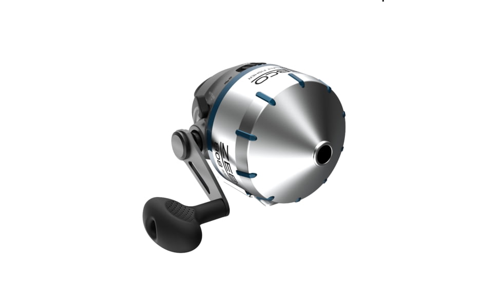 Zebco 808 Saltfisher Spincast Reel, SZ 80 Reel, Changeable Righ/Left Retrieve, Pre-Spooled w/ 20lb Zebco Fishing Line, Stainless Steel Ball Bearing Drive, Silver, 808JSF.BX3