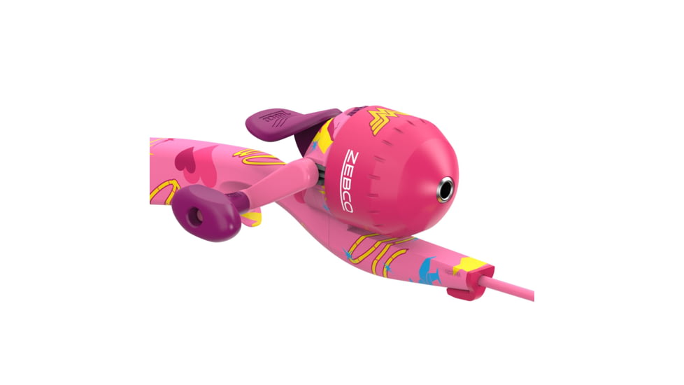 Zebco Youth Batman Spinning Reel and Rod Combo, 5ft 2-PC Rod, SZ 15 Reel, Pre-Spooled w/ 6-lb line, YSPBATMAN502ML.FB4