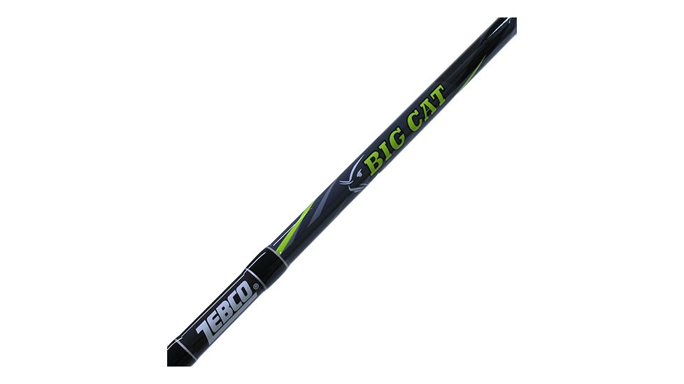 Zebco Big Cat Medium Heavy Casting Rod, 7 ft, Black, BCS702MH