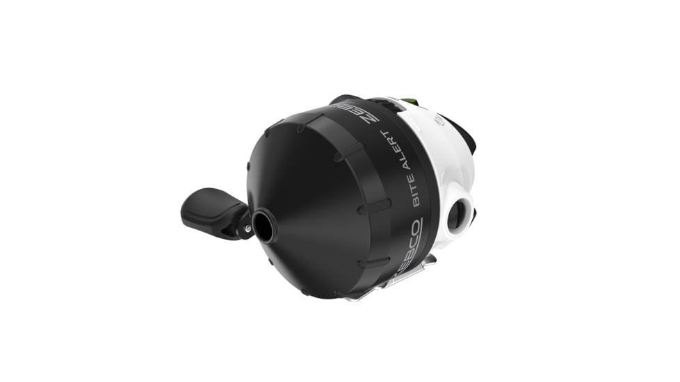 Zebco Bite Alert Spincast Reel and Rod Combo, 7ft 2-PC Fiberglass Rod w/ Built-in Hook Keeper, Electronic Bite Alert Reel w/ Ceramic Pick-Up Pin and Dial-Adjustable Drag, BA808J702MHA.NS3