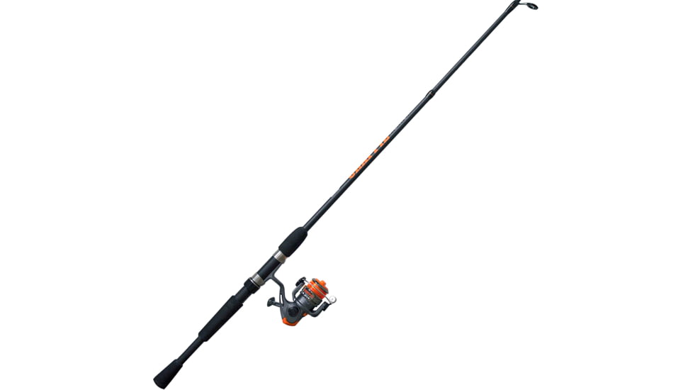 Zebco Crappie Fighter Spinning Combo, 78 in, Gray/Orange, CRFUL662LA.NS4