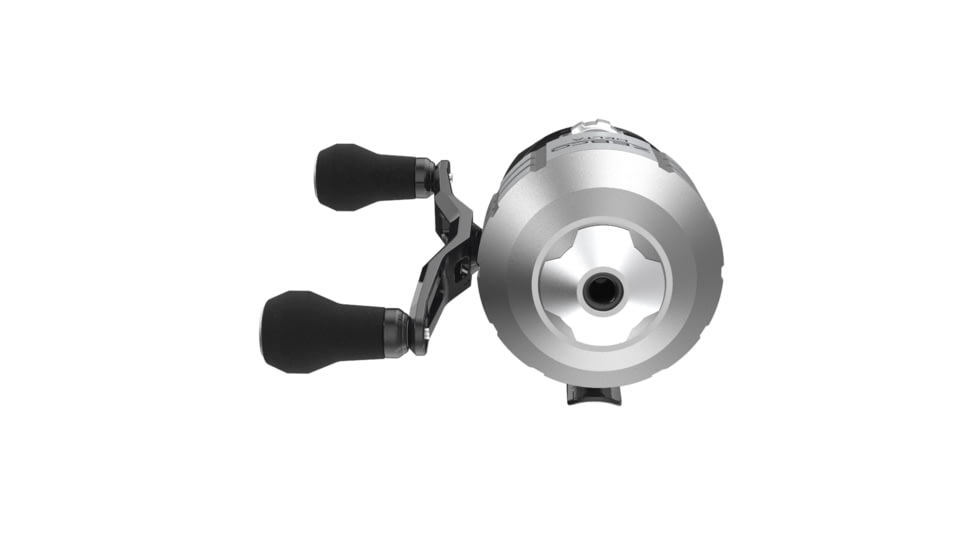 Zebco Delta Spincast Reel, SZ 30 Reel, Changeable Righ/Left Retrieve, Dual Ceramic Pick-Up Pins, Pre-Spooled w/ 10lb Zebco Fishing Line, Braid Ready, Cool Gray, ZD30A.BX3