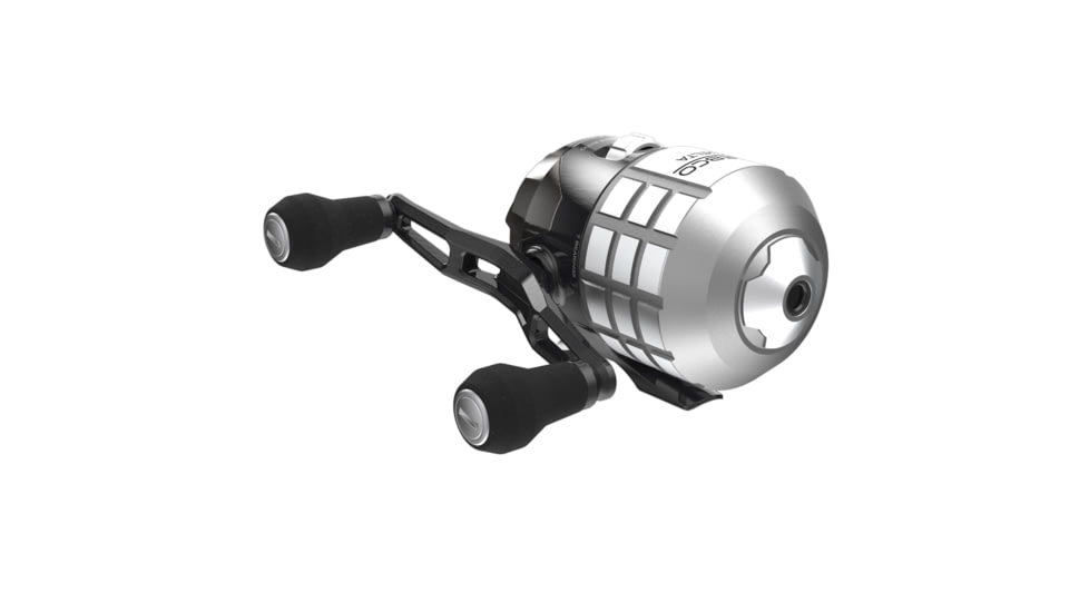 Zebco Delta Spincast Reel, SZ 30 Reel, Changeable Righ/Left Retrieve, Dual Ceramic Pick-Up Pins, Pre-Spooled w/ 10lb Zebco Fishing Line, Braid Ready, Cool Gray, ZD30A.BX3