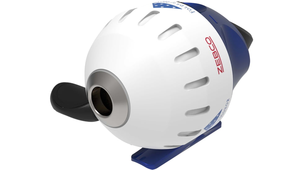 Zebco Folds Of Honor Spincast Combo Rod, 6ft, Medium, Moderate, 2 Pieces, Blue/White, FOHLC3602M.NS4