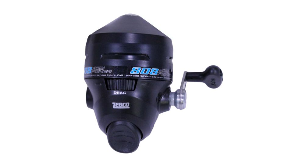 Zebco Improved Bowfishing Reel, Black, 808HBOW.CP3