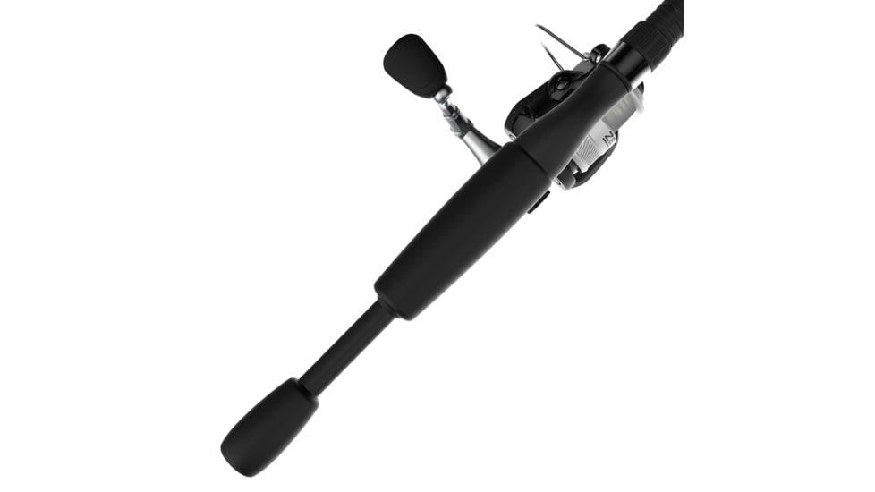 Zebco 33 Micro Spinning Reel and Telescopic Rod Combo, Extendable 19in to 5ft Telescopic Pole w/ ComfortGrip Rod Handle, QuickSet Anti-Reverse Reel, Silver/Black, 33MS505ULTELA.FB4