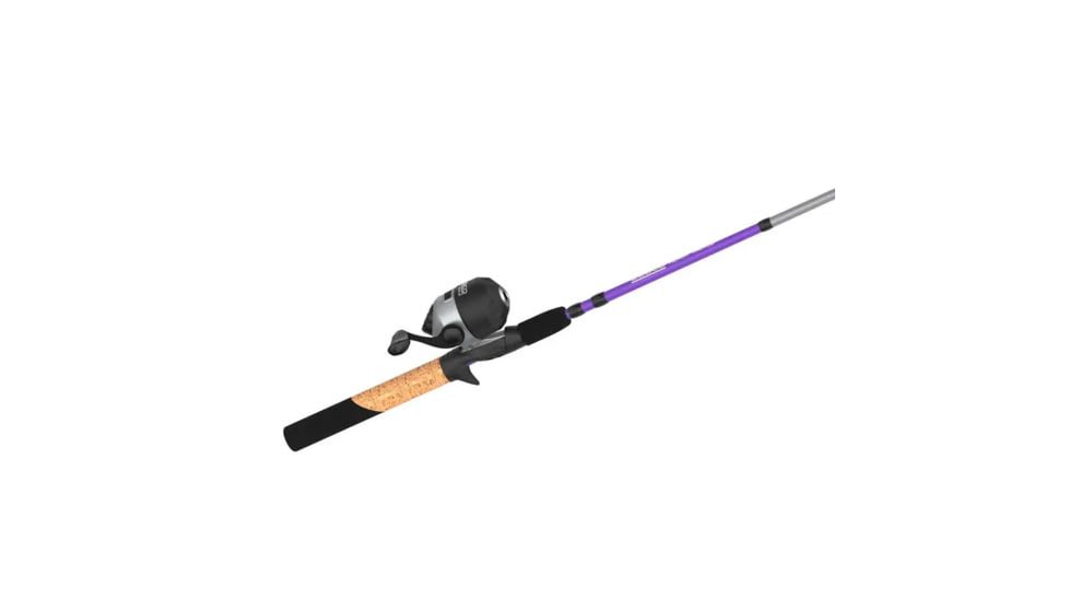 Zebco Ready Tackle Panfish 5ft 6 in Spincast Combo w/Strike King Tackle, 2 Pieces, Medium Light, 21-44692
