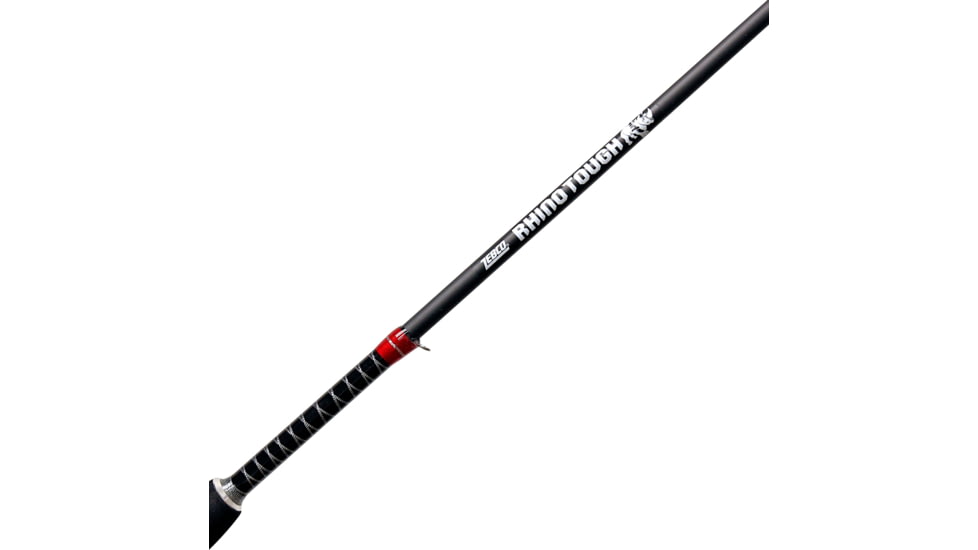 Zebco Rhino Tough Casting Rod, 1 Piece, Medium-Heavy, Glowtip, Heavy Duty Blank, 66, RNGC661MHB.PB2