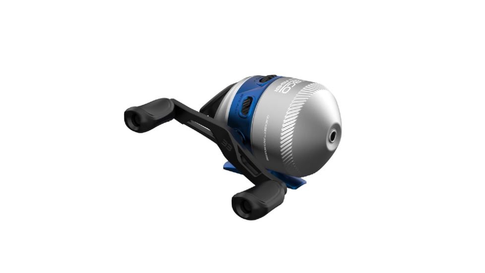 Zebco Salt Fisher 33 Spincast Reel and Rod Combo, 6ft 6in 2-PC Medium-Heavy, Moderate-Fast Fiberglass Rod, Interchangeable Retrieve, 12lb Line, Blue/Silver, SF33N662MH.NS3