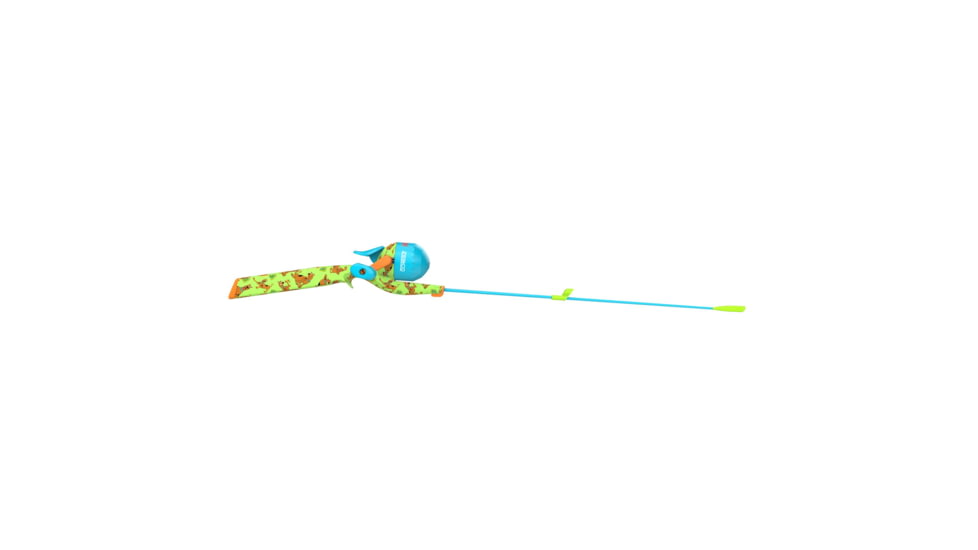 Zebco Youth Scooby Doo Floating Spincast Reel and Rod Combo, 29in Fiberglass Rod, Light, Moderate, SZ 20 Reel, RH Retrieve, Pre-Spooled w/ 6lb Line, Green, YFCSCOOBYDOO.FB6