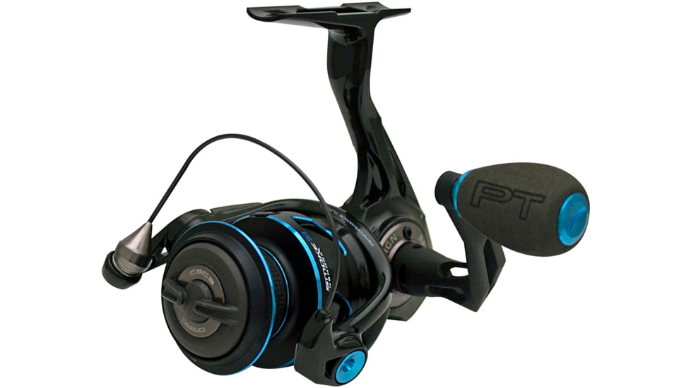 Quantum Smoke Saltwater Spinning Reel, 6.0-1, 11+1, Ambidextrous, Size 40, Black, SSM40XPT.BX2
