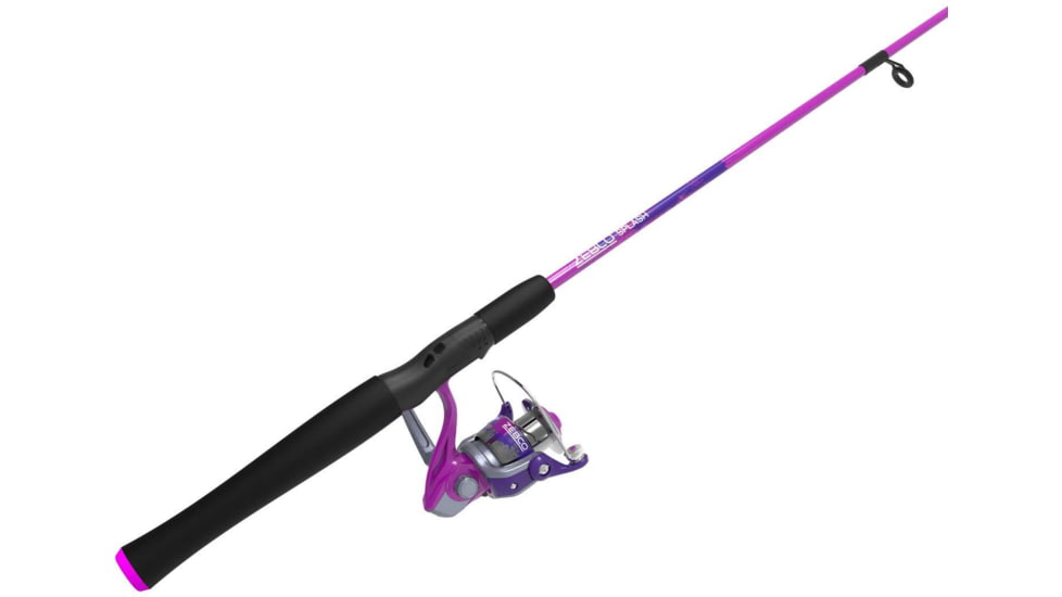 Zebco Splash Spinning Combo, 20 Size Reel, With 8# Line, On 6 Ft., 2 Piece Ml Action Rod, 1/16-3/8oz Lures, 4 Color Assortment, SPL20602MLB