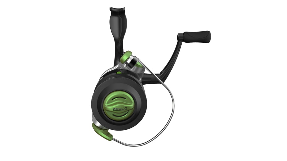 Zebco Stinger Spinning Reel, SZ 20 Changeable Righ/Left Retrieve, All-Metal Gears, Ball Bearing System, Pre-Spooled w/ 8lb Zebco Line, Silver/Black, Clam Pack, SSP20A.CP3
