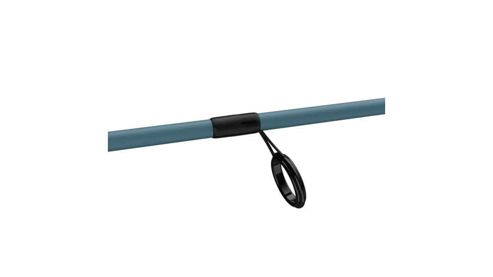 Zebco Custom-Z Spinning Reel and Rod Combo, 6ft 6in 2-PC Telescopic Rod, Medium, Moderate-Fast, SZ 30 Reel, 14-PC Strike King Tackle Kit, Blue/White, CZ30SK662M.FB4