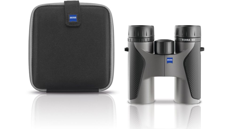 Zeiss Terra ED 10x32mm Schmidt-Pechan Prism Binoculars, Grey, Medium, NSN 9005.10.0040, 523204-9907-000